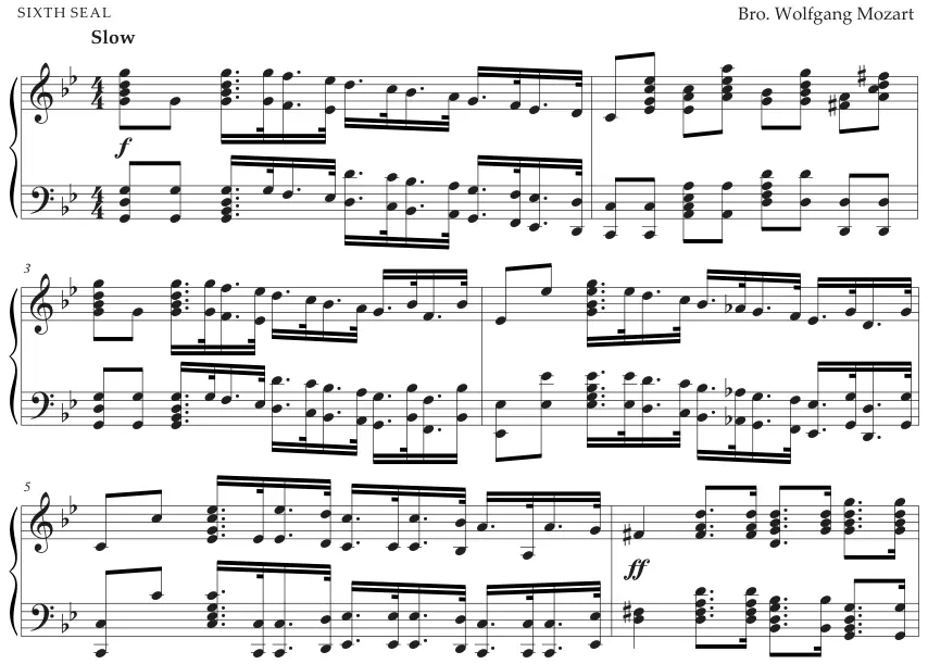 Partition musicale