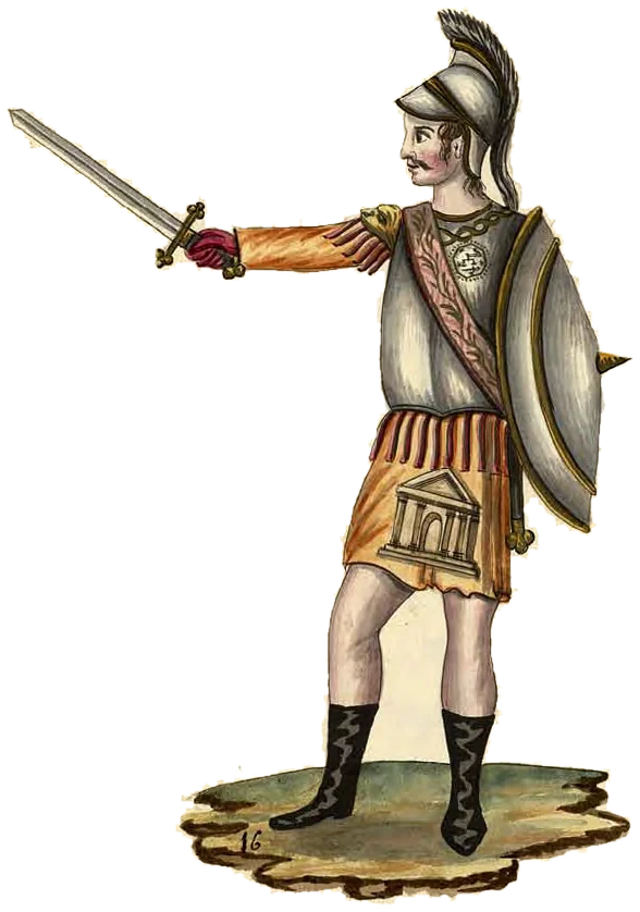 Le Prince de Jérusalem revêtu des décors du grade, manuscrit Quesada