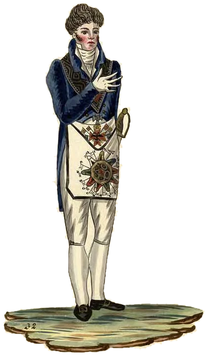 Le Sublime Prince du Royal Secret revêtu des décors du grade, manuscrit Quesada