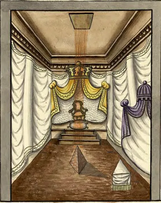 Tableau de la loge du Royal Arche, manuscrit Quesada, planche XXVII