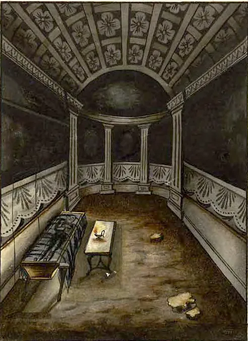 Tableau de la loge du Chevalier Kadosch, manuscrit Quesada, planche LXV